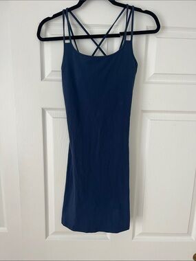 Classic Navy Strappy Mini Dress